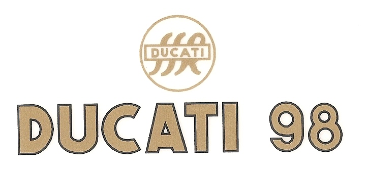 DU 27  ADESIV0 DUCATI 98